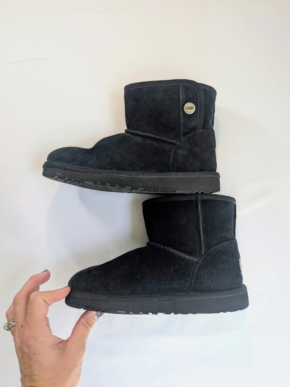 UGG Kids Classic Mini Ankle Boot - Black